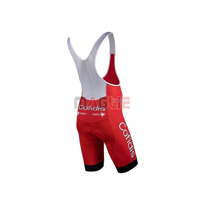 Maglia Cofidis Manica Corta 2021 Rosso Bianco